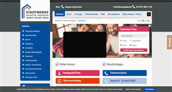 Desktop Screenshot of ihr-stadtwerk.de