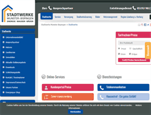 Tablet Screenshot of ihr-stadtwerk.de